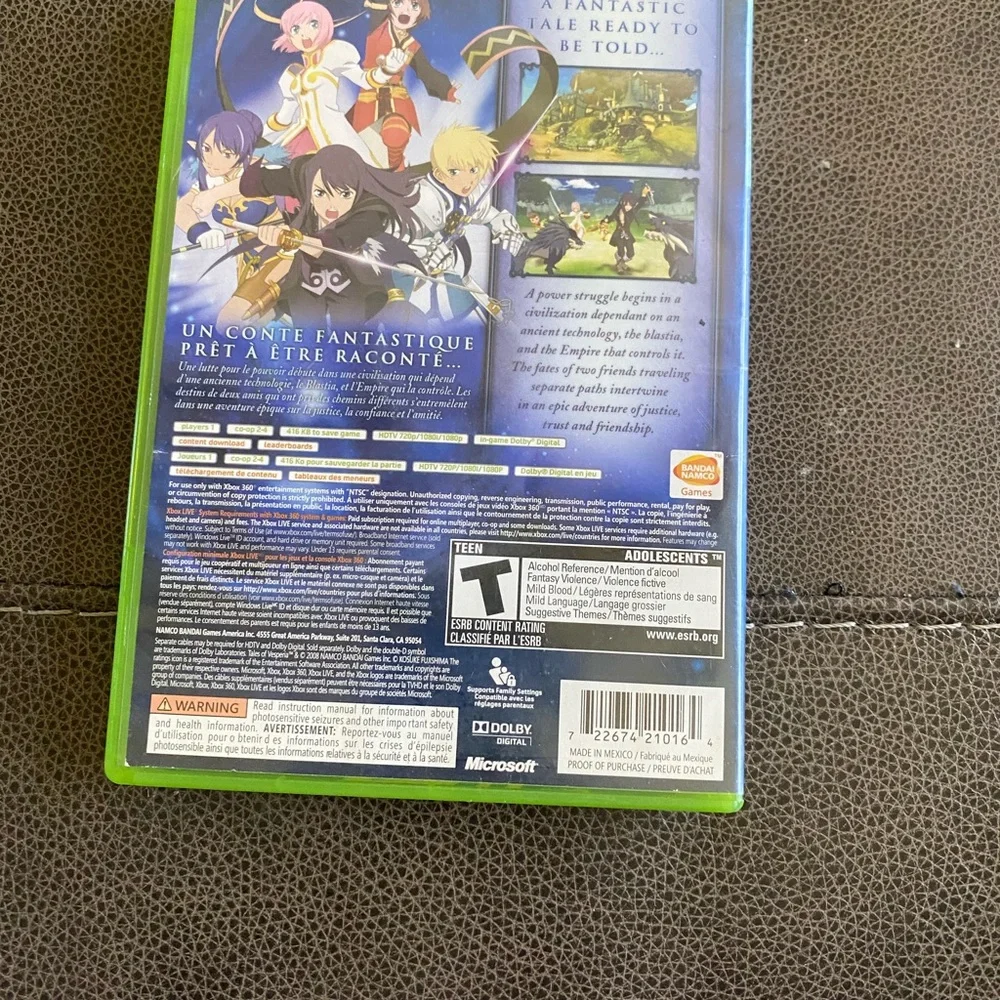 Tales of Vesperia (Microsoft Xbox 360, 2008)